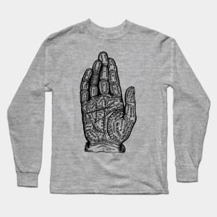 Antique Fortune Telling Palmistry Hand Long Sleeve T-Shirt